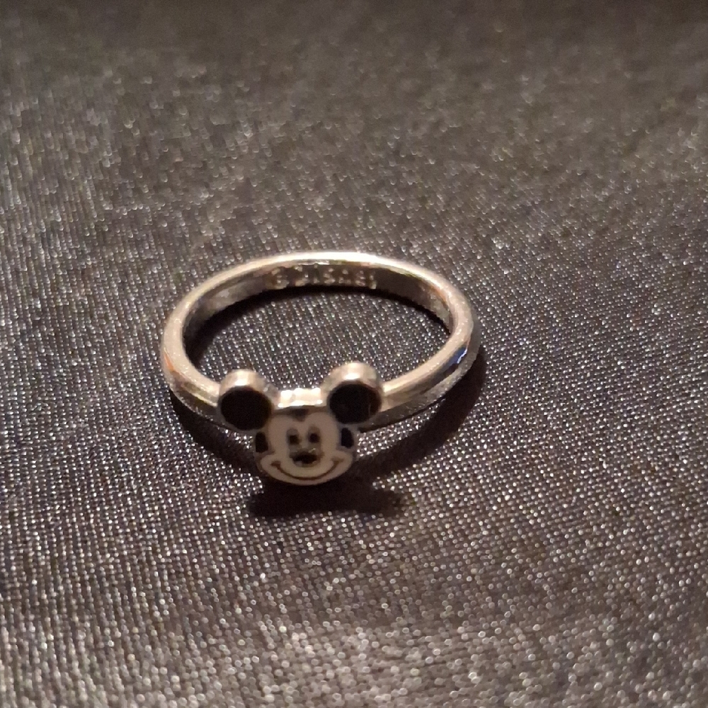 Disney Silver Mickey Mouse Ring - image 1